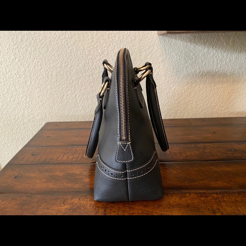 Dooney and Bourke Black Bowling Bag - Picture 4 of 8